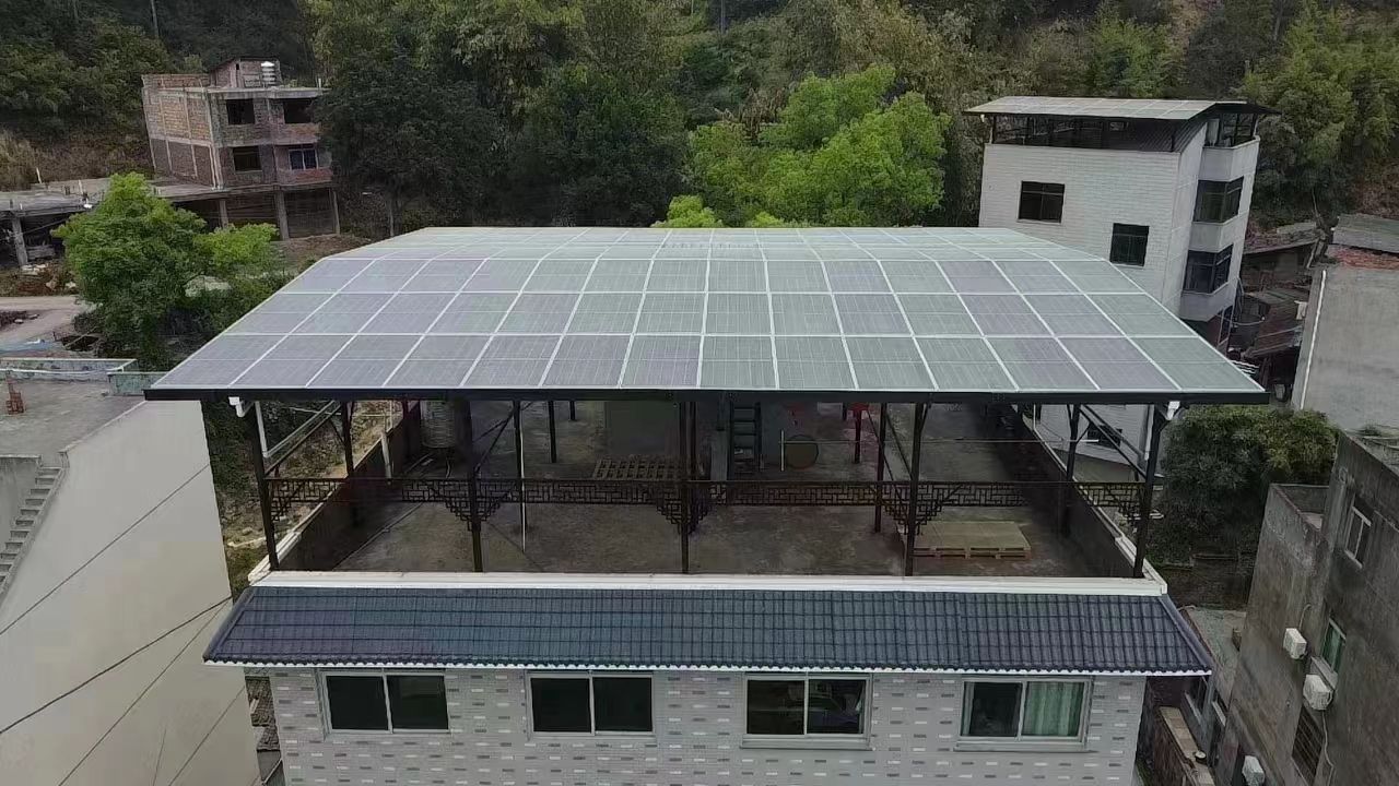 宁德15kw+10kwh自建别墅家庭光伏储能系统